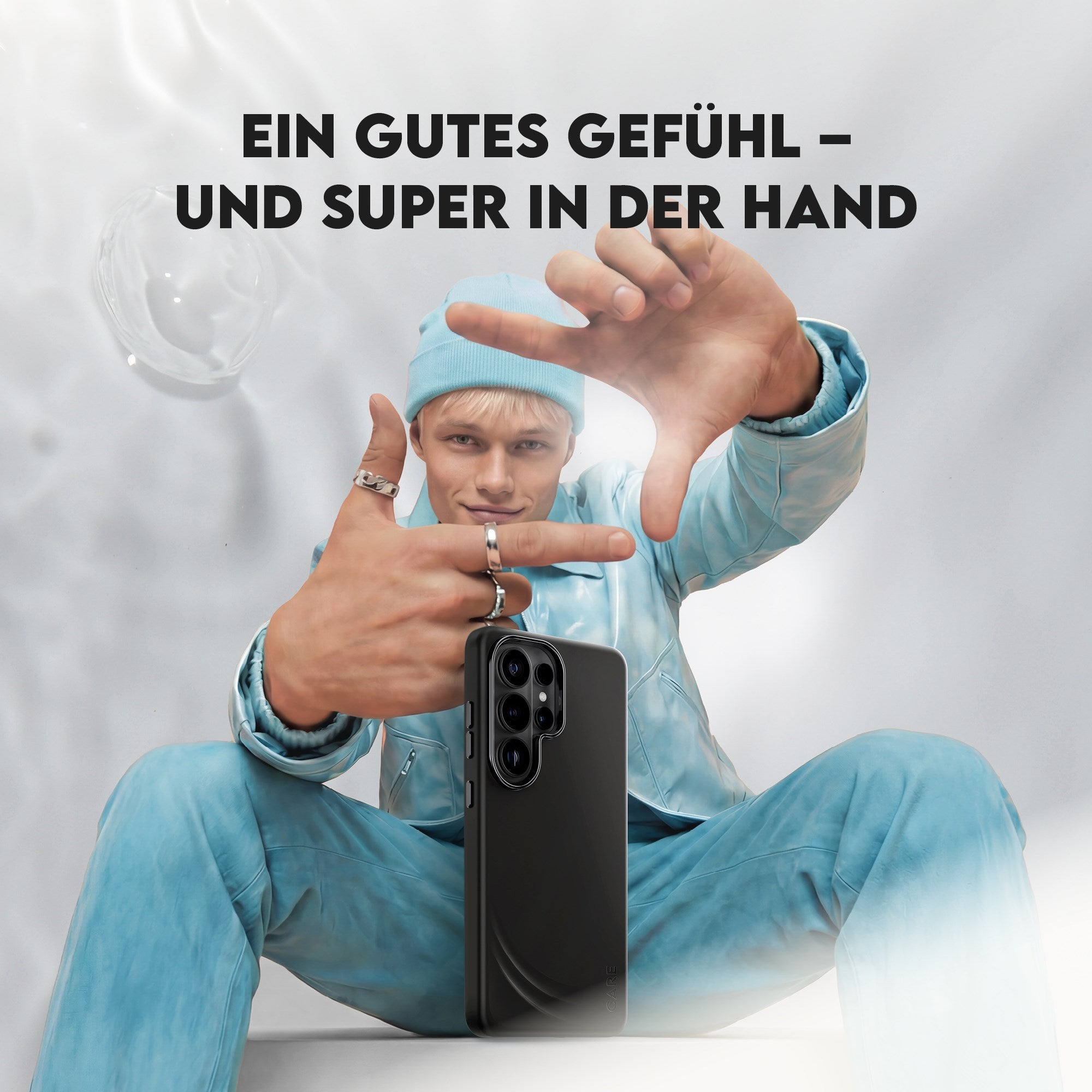 CARE™ by PanzerGlass® Flow Case Schwarz m. Qi Samsung Galaxy S26 Ultra